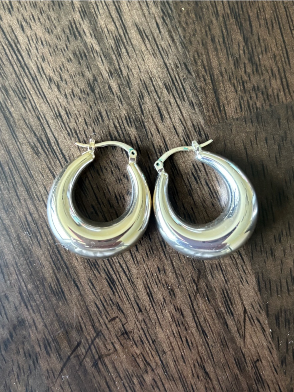Miranda Frye Alice Hoop Earrings Silver